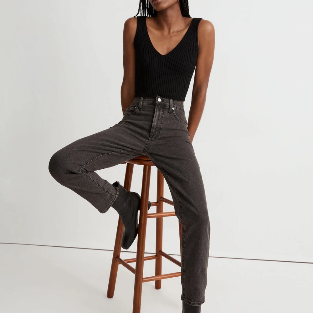 Madewell Perfect Vintage Jean | Black Lunar Wash | Size 25P (Fits like 26/27)